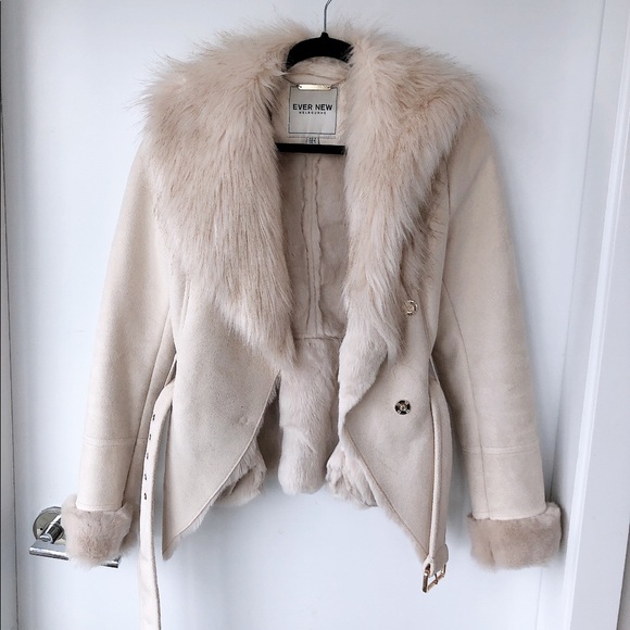 Ever New Jackets & Blazers - Ever New Faux Fur Coat